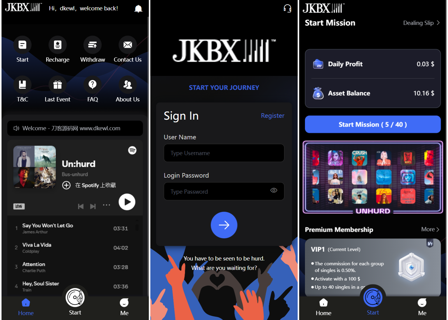 JKBX海外音乐抢单系统源码 Thinkphp框架 附教程-羽悦网